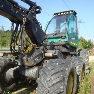 foto 19t harwester JD 1470D 6W Timberjack JohnDeere