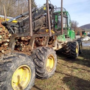foto 19t forwarder JD1510 Holz traktor John Deere